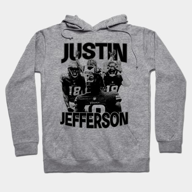 Justin Jefferson(american football wide receiver) Hoodie by alesyacaitlin